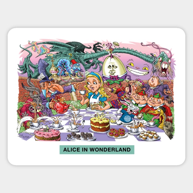 Alice In Wonderland Sticker by PLAYDIGITAL2020